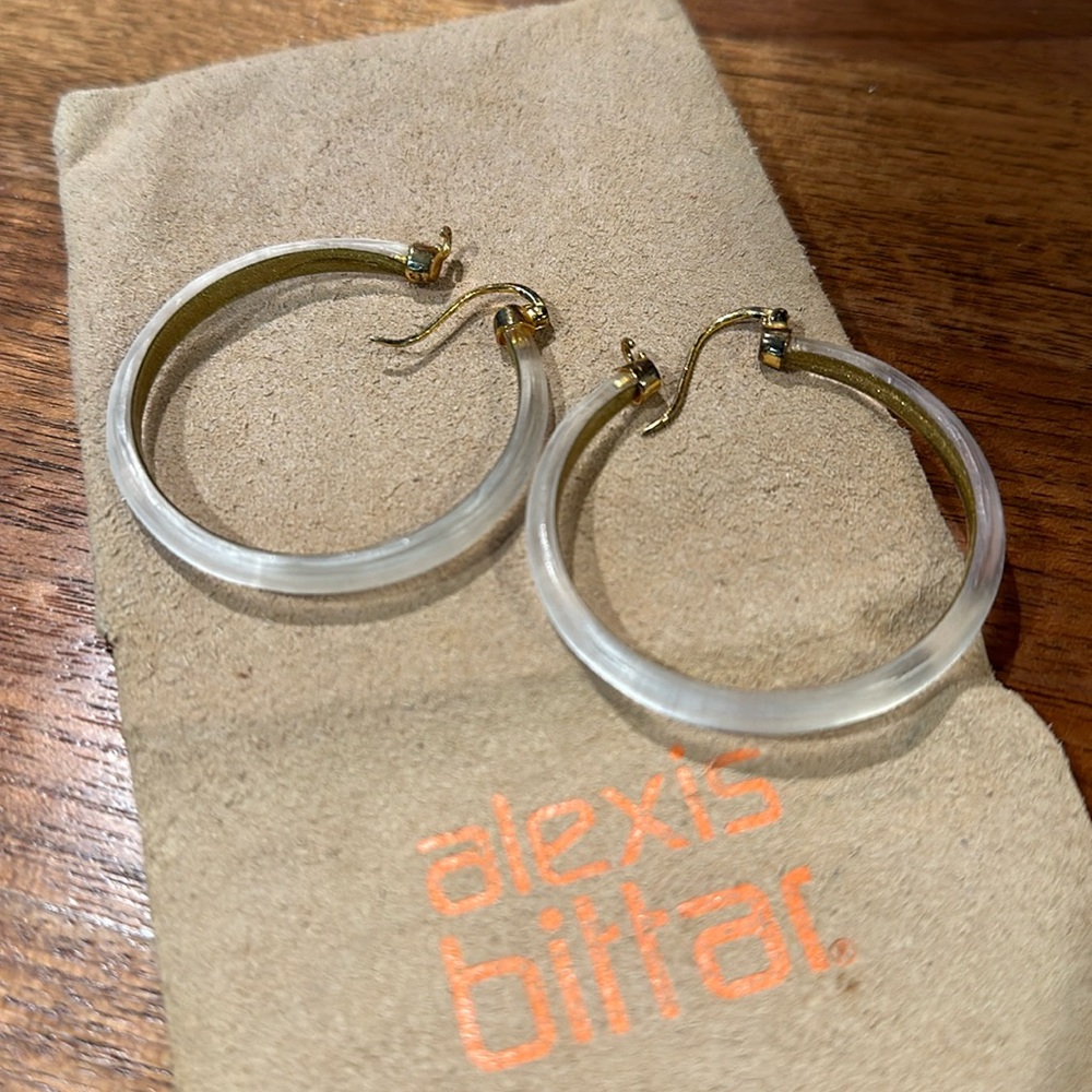 Alexis Bittar hoops 2”